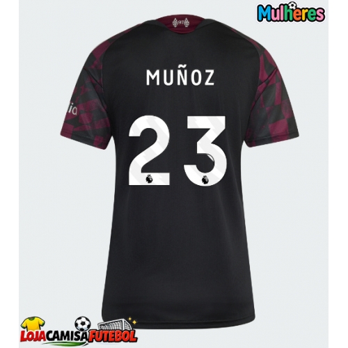 Camisa de Futebol Liverpool Victor Munoz #23 Equipamento Alternativo Mulheres 2026-27 Manga Curta